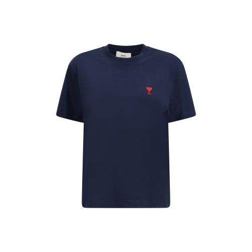 Logo-Embroidered Cotton T-Shirt — Navy