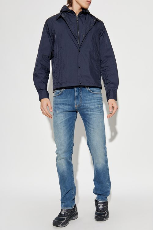 Emporio Armani Jeans With Vintage Effect, Men's, Blue