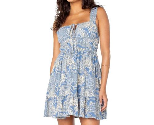 Paradise Breeze Dress In Infinity Blue Lotus