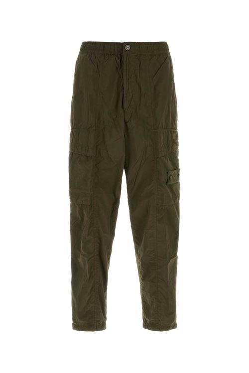 Nylon Cargo Cargo Pants — Green
