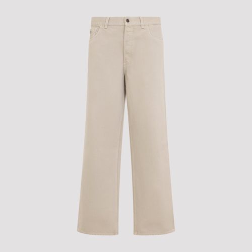 Men's 100% Cotton Loose-Fit Printed Denim Jeans (FW26)