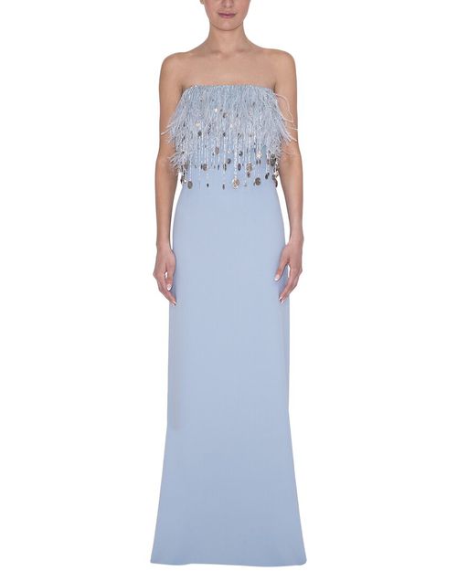 Reem Acra Classic Crepe Gown