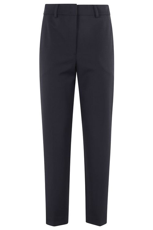 Straight-Leg Tailored Pants With Four-Pocket Design