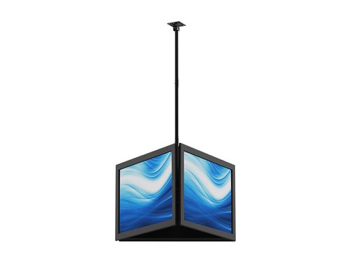 Specialty Ceiling Mounted TV Wall Mount Bracket Triple Sided For 32&#34; To 65&#34; TVs up to 66 lbs. each, Max VESA 600x400