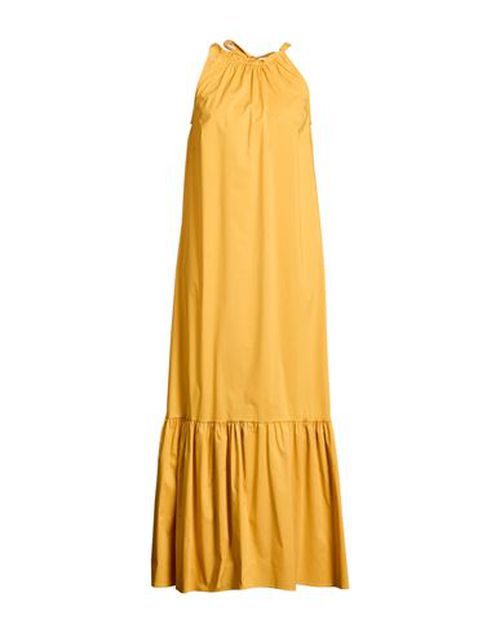 Woman Maxi dress Marigold Size S Cotton, Polyamide, Elastane