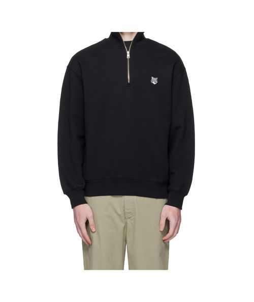 Maison Kitsuné Fox Head Half-Zip Sweatshirt