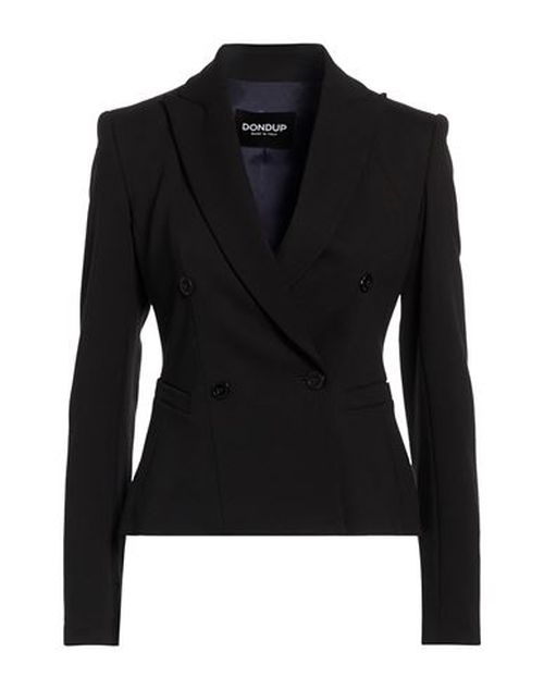 Woman Blazer Black Size 2 Viscose, Polyamide, Elastane