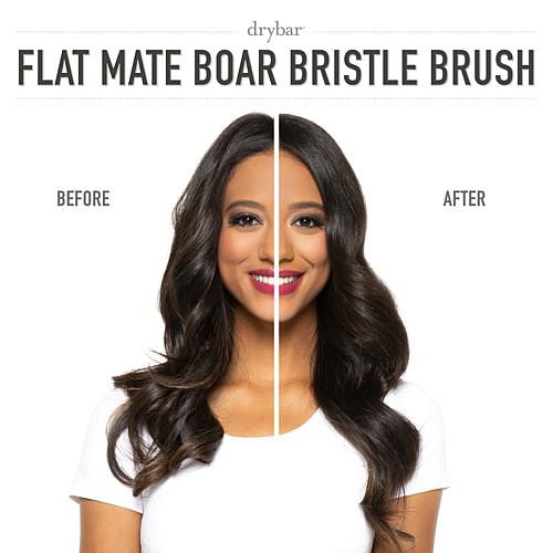 Mini Flat Mate Boar Bristle Brush