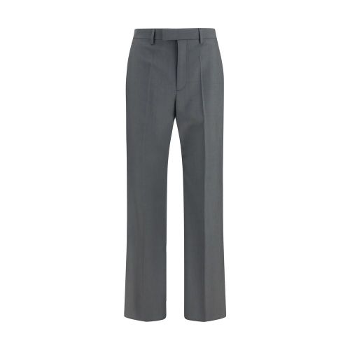 Merino Wool and Mohair Trousers — Gray