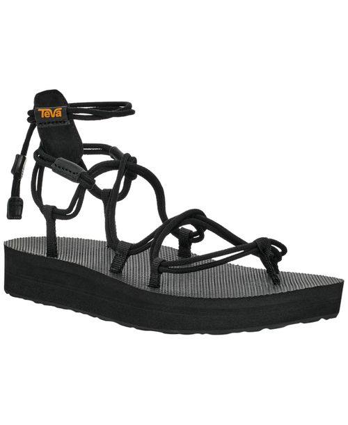 Women's Midform Infinity Strappy Sandals - Black