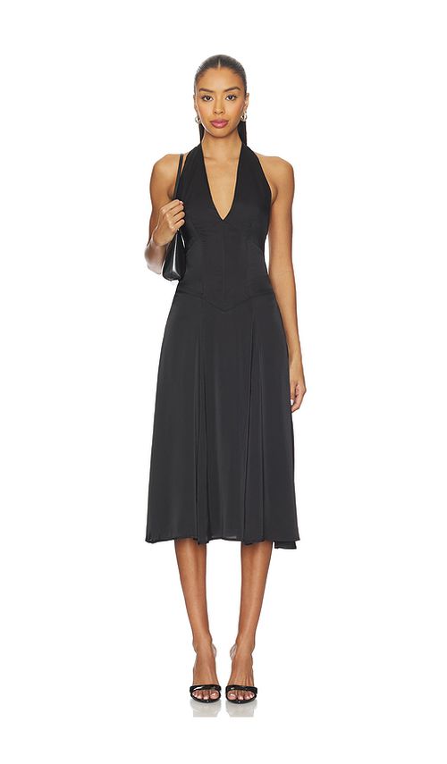 SNDYS EVELYN MIDI ドレス - Black. XS. Also - L