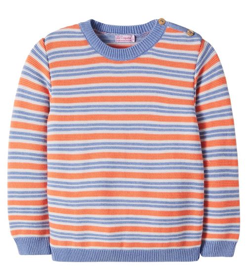 Bromo striped cotton sweater