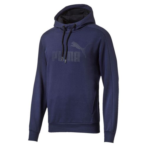 PUMA Active Men's P48 Core Fleece Hoodie in Peacoat, Size XS