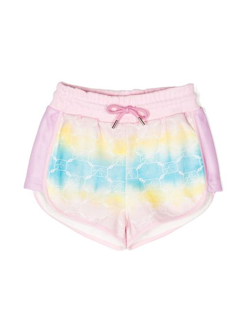 Tie-dye cotton shorts - Pink