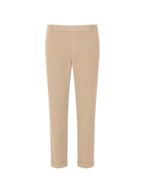 Beige Tailored Chino Pants