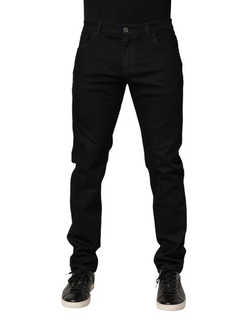 Skinny Denim Jeans — Black