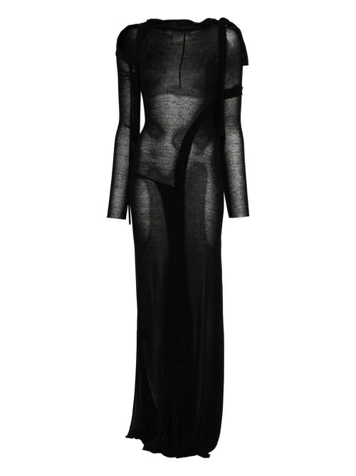 Ottolinger Deconstructed maxi dress - Black