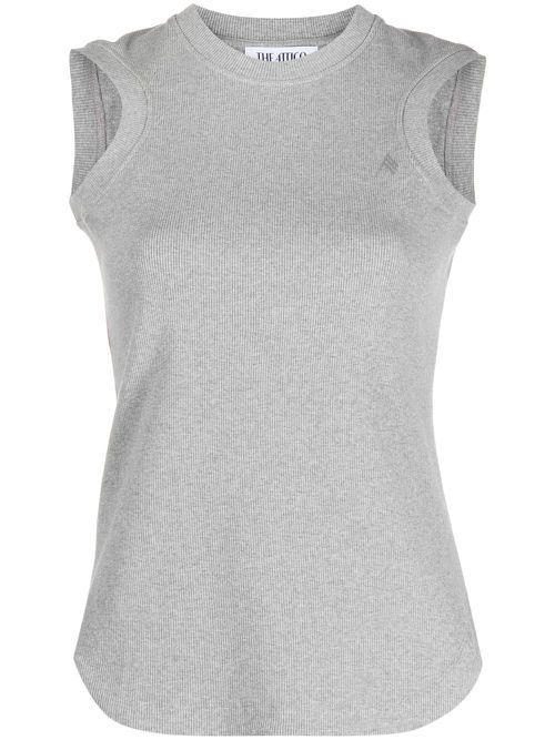 Reese ribbed tank top - Grey