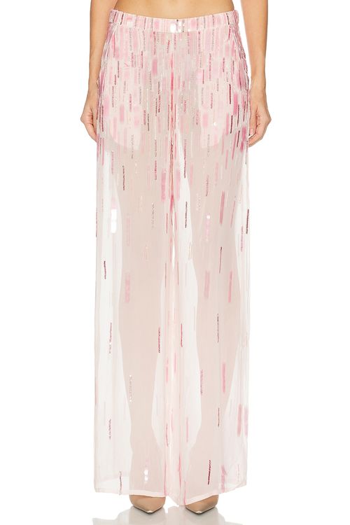 MAY MASHIAH Becca Pant in Peony - Pink. L also in M