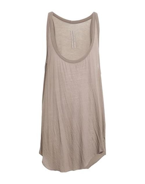 Man Tank top Taupe Size M Cotton