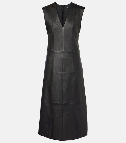Kosma leather midi dress