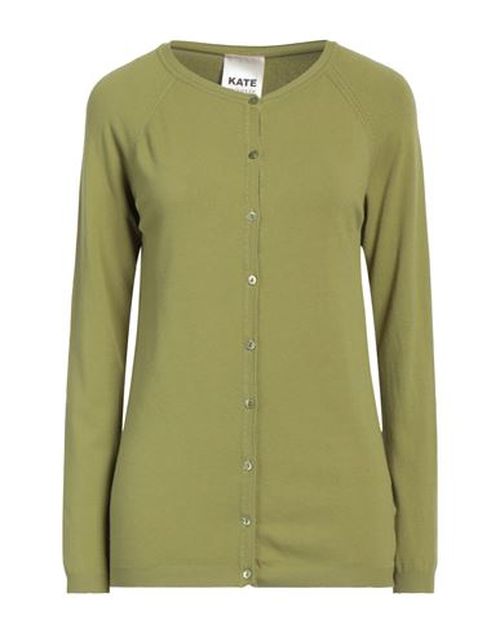Woman Cardigan Sage green Size M Viscose, Polyamide
