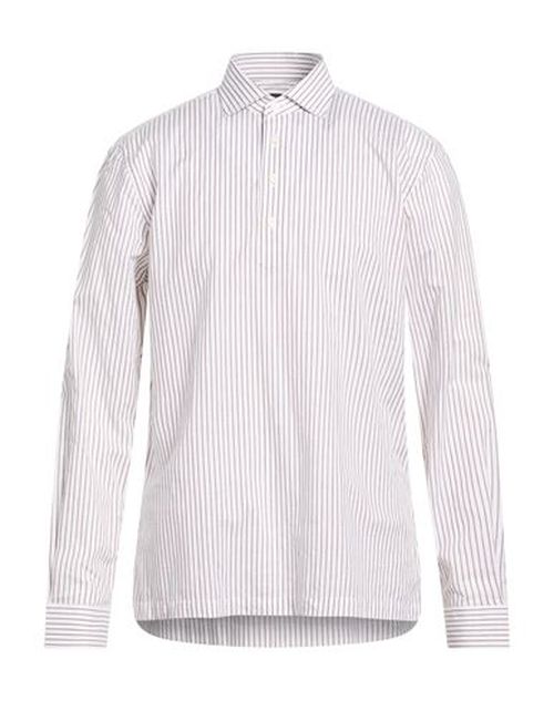 Man Shirt White Size M Cotton, Linen