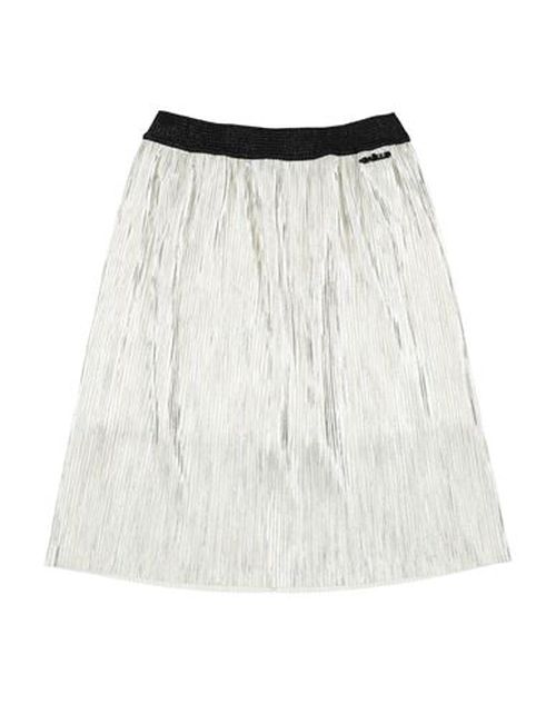 Kid Girl Kids' skirt Silver Size 12 Polyester