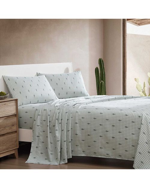 Wrangler Cactus Gingham Ultra Soft Sheet Set