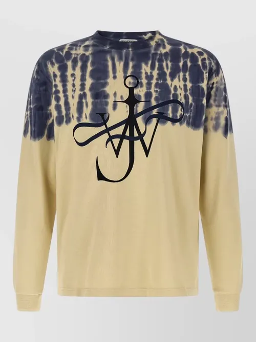 JW Anderson - anchor ribbon graphic long sleeve t shirt