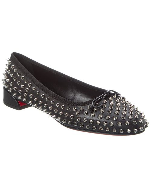 Sweetie Jane Spikes Leather Flat