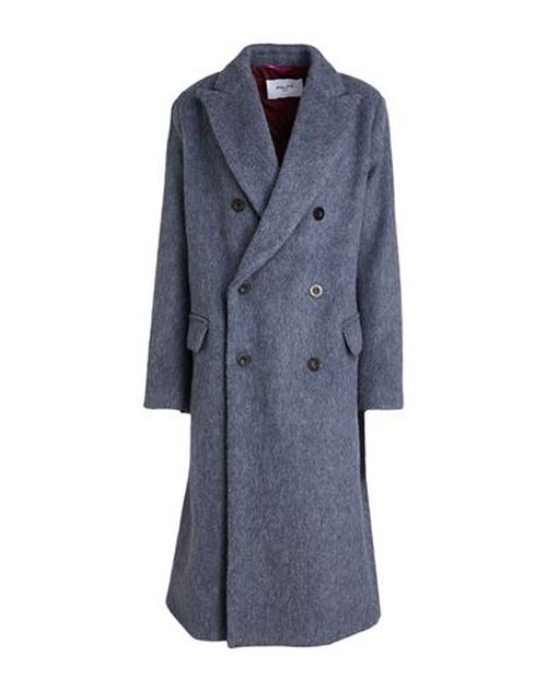 Paltò Woman Coat Blue Size M Wool, Polyester, Polyamide