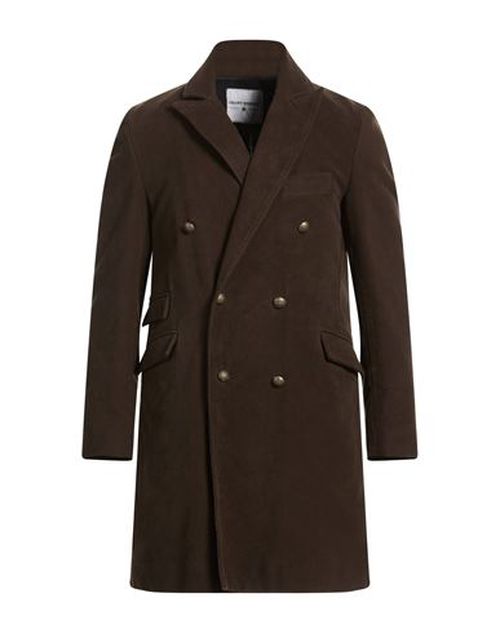 Man Coat Chocolate brown Size 38 Cotton