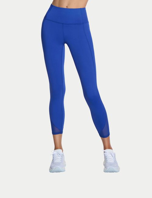 Skechers Tempo High Waisted 7/8 Leggings - Extra Small - Blue, Blue