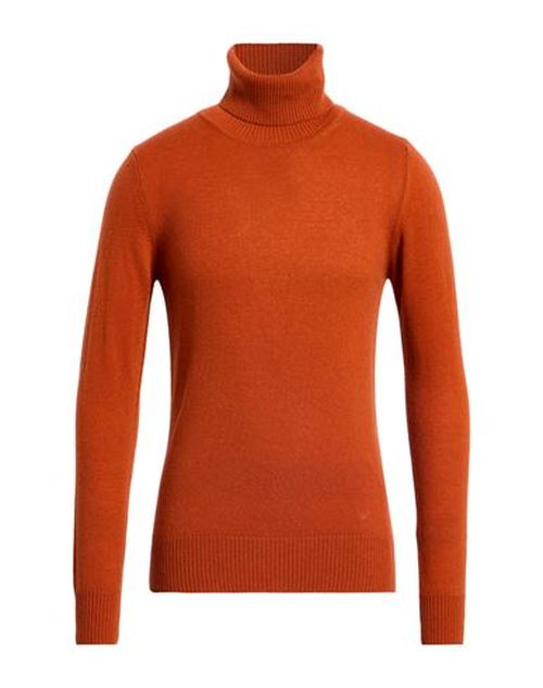 Man Turtleneck Rust Size S Cashmere