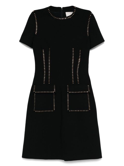 Stud-embellished dress - Black
