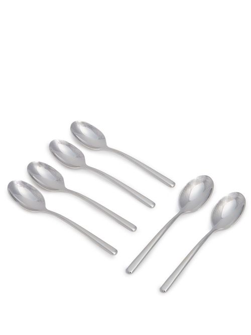 Taste espresso spoon set (set of 6) - Silver