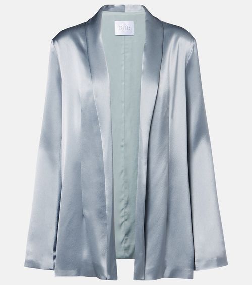 Julianne satin blazer