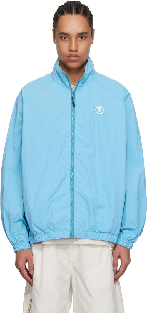 AAPE by A Bathing Ape Blue 'AAPE Now' Light Weight Jacket