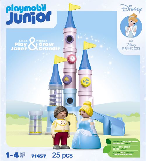 Playmobil Junior - Disney - Cinderella's Castle - 71457 - 25 Par - Playmobil - OneSize - Toy