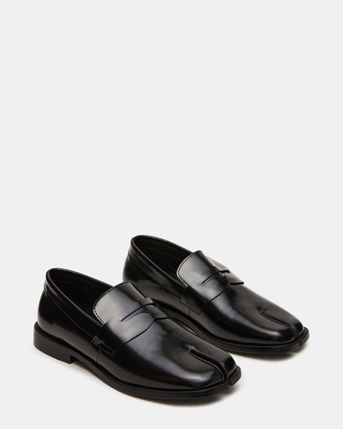 Steve Madden Men's Cosmin Slip-On Loafers - Black Box - - Leather