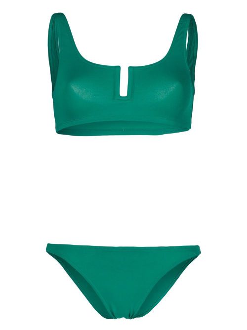 Ultrason cut-out detail bikini - Green