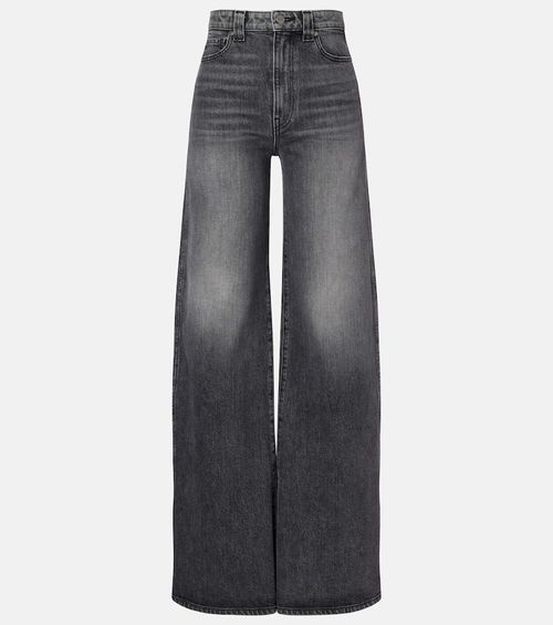 Dane high-rise wide-leg jeans