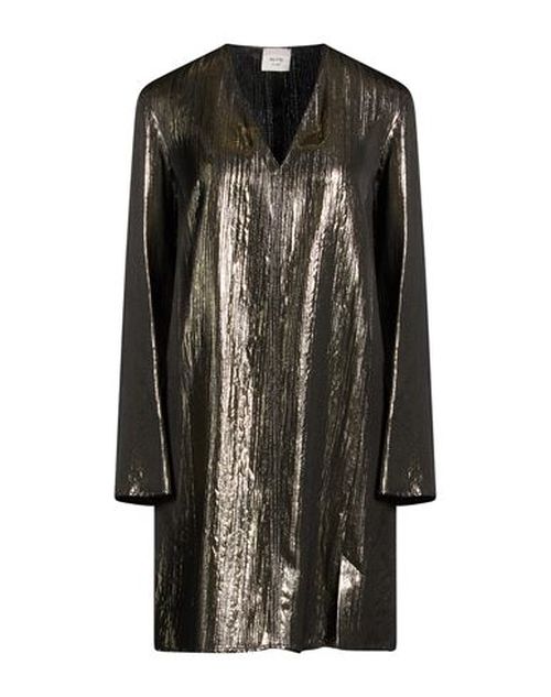 Woman Mini dress Gold Size 2 Acetate, Viscose, Metallic fiber