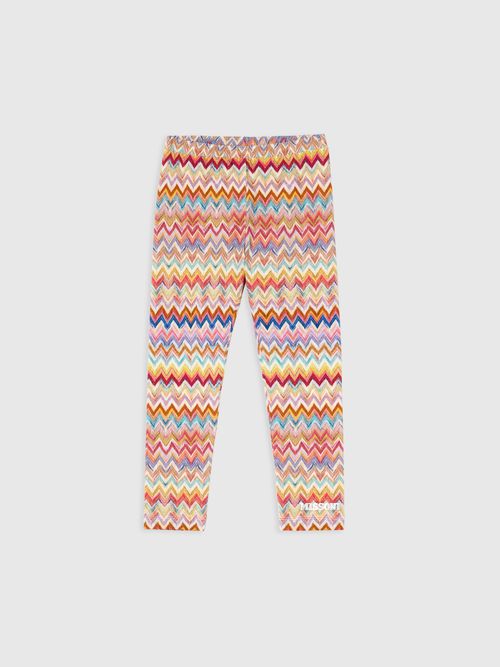 Missoni - Stretch cotton leggings, Girl, Multicoloured