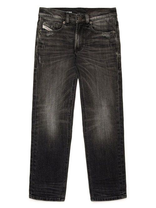 2010 mid-rise straight-leg jeans - Black