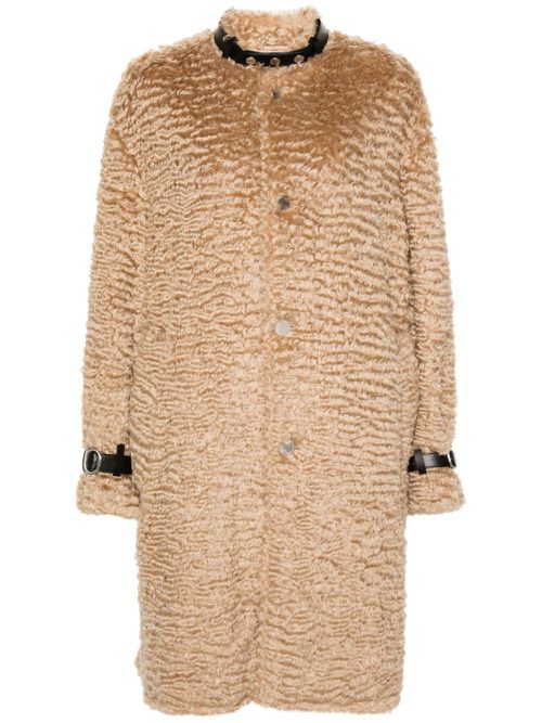 Brushed coat - Neutrals