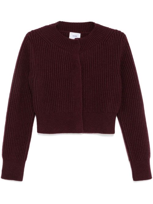 Cropped cardigan - Red