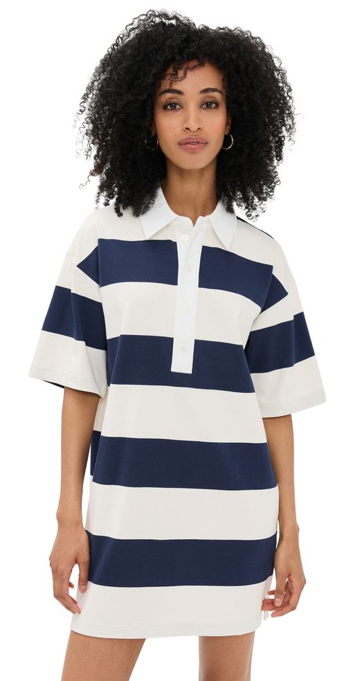 Blair Polo Dress Navy/Ivory