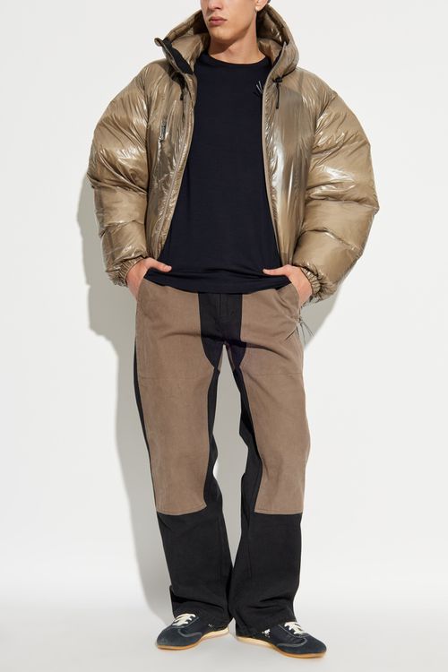 Jeans With Logo, Men's, Brown